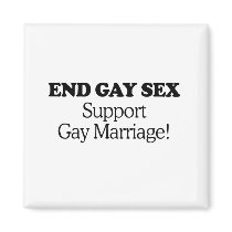 Support Gay Marriage .png Magnets