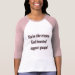 Ladies 3/4 Sleeve Raglan (Fitted)