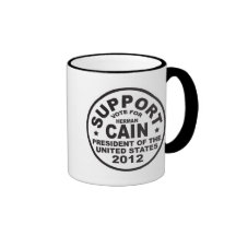 Support Herman Cain 2012 Coffee Mug