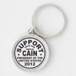 Support Herman Cain 2012 Keychain