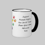 Support Human Rights Mug mugs