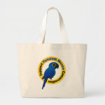 Support Hyacinth Macaw Conservation Jumbo Tote Bag