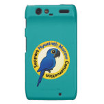 Support Hyacinth Macaw Conservation Case-Mate Motorola Droid RAZR Barely There Case