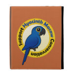 Support Hyacinth Macaw Conservation Caseable iPad Folio