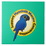 Support Hyacinth Macaw Conservation Tile