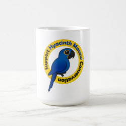 Support Hyacinth Macaw Conservation Classic White Mug