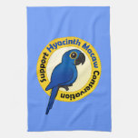 Support Hyacinth Macaw Conservation Kitchen Towel