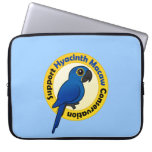 Support Hyacinth Macaw Conservation Neoprene Laptop Sleeve