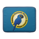 Support Hyacinth Macaw Conservation Electronics Sleeve