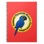 Support Hyacinth Macaw Conservation Notebook