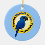 Support Hyacinth Macaw Conservation Circle Ornament