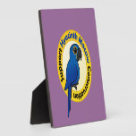 Support Hyacinth Macaw Conservation Photo Plaque