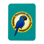 Support Hyacinth Macaw Conservation Photo Magnet