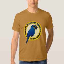 Support Hyacinth Macaw Conservation Men's Basic American Apparel T-Shirt