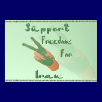 Support Iranian freedom Poster posters