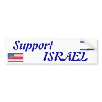 Support Israel Bumper Sticker bumper stickers