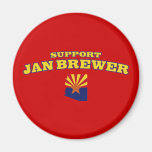 Support Jan Brewer Refrigerator Magnet
