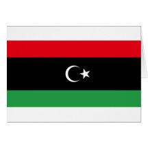 Support Libya to be Free Greeting Cards