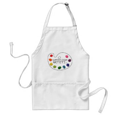 Canvas+artists+apron