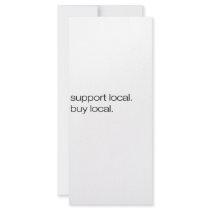 Support Local Buy Local Customized Rack Card