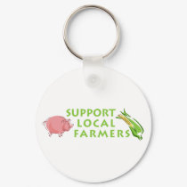 Support Local Farmers keychains