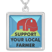 Support Local Farmers Necklace