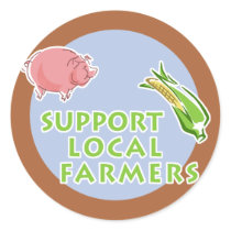 Support Local Farmers stickers