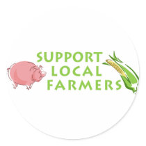 Support Local Farmers stickers