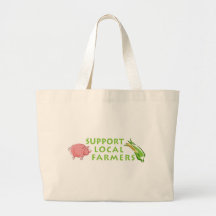 Support Local Farmers Tote Bags