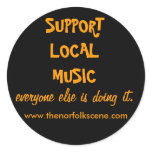 Support Local Music stickers