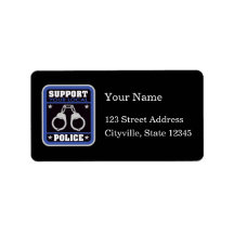 Support Local Police Custom Address Labels
