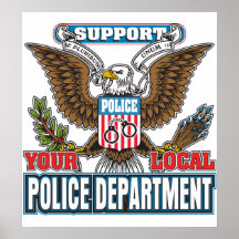 Support Local Police Posters
