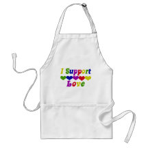 Support Love Aprons