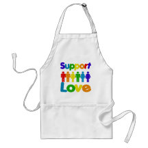 Support Love Aprons