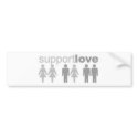 support-love bumper stickers by Lmontgomery1127 support-love bumper stickers