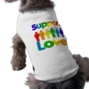 Support Love pet clothing by BoogieMonst Support Love pet clothing