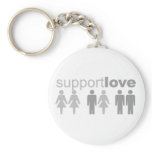 Support Love Key Chain