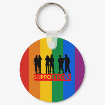 Support Love keychains