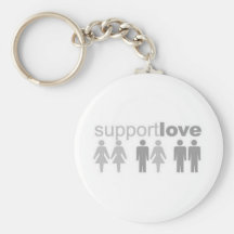 support-love keychain
