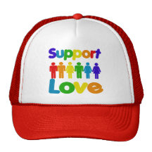 Support Love Mesh Hat