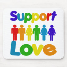 Support Love Mouse Mats