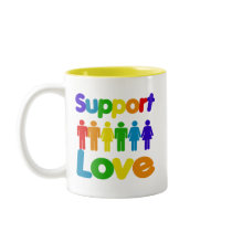 Support Love mugs