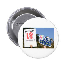 Support Love, Not Hate - No on Prop 8 Pins