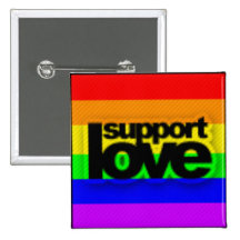 Support love. pinback buttons