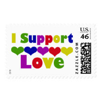 Support Love postage by EllesPlanet Support Love postage