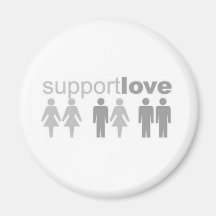 support-love refrigerator magnets
