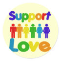 Support Love stickers by BoogieMonst Support Love stickers