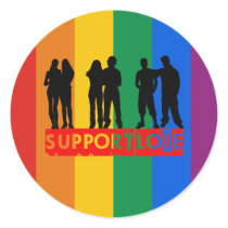 Support Love stickers by gay_pride Support Love stickers