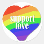 Support Love Sticker