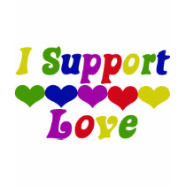 Support Love t-shirts